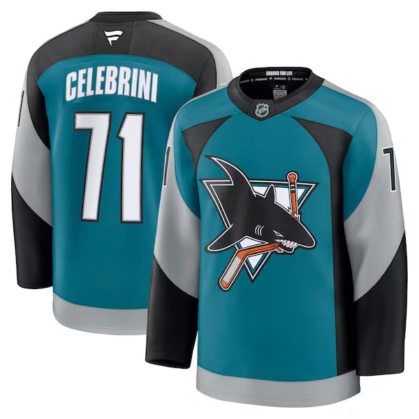 San Jose Sharks Fanatics Blue 2.0 Jersey