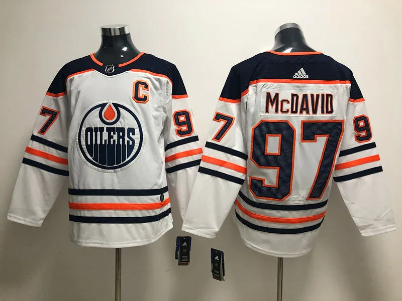 Edmonton Oilers White Jersey