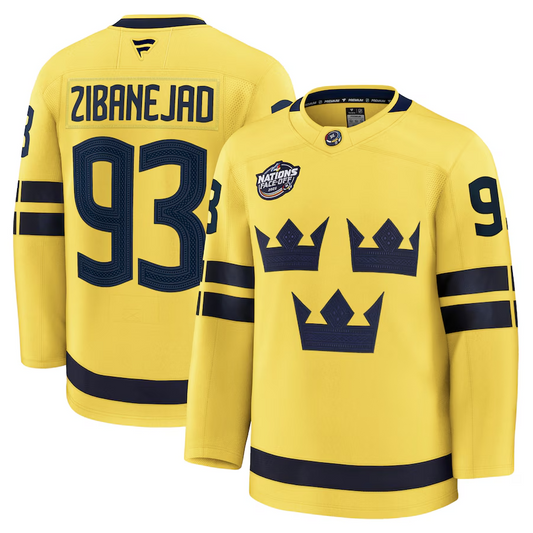 Sweden 4 Nations Face-Off 2025 Jersey