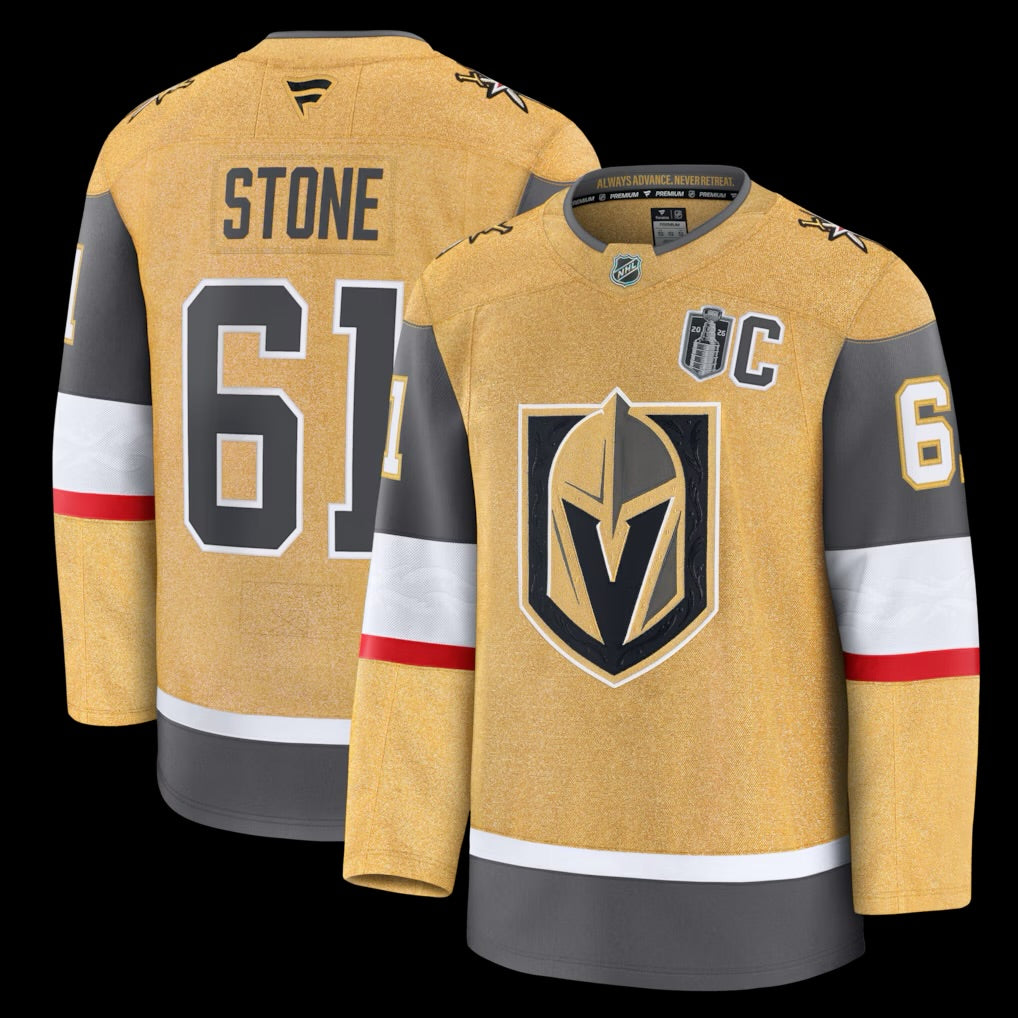 Vegas Golden Knights 2026 Stanley Cup Final Jersey - Gold