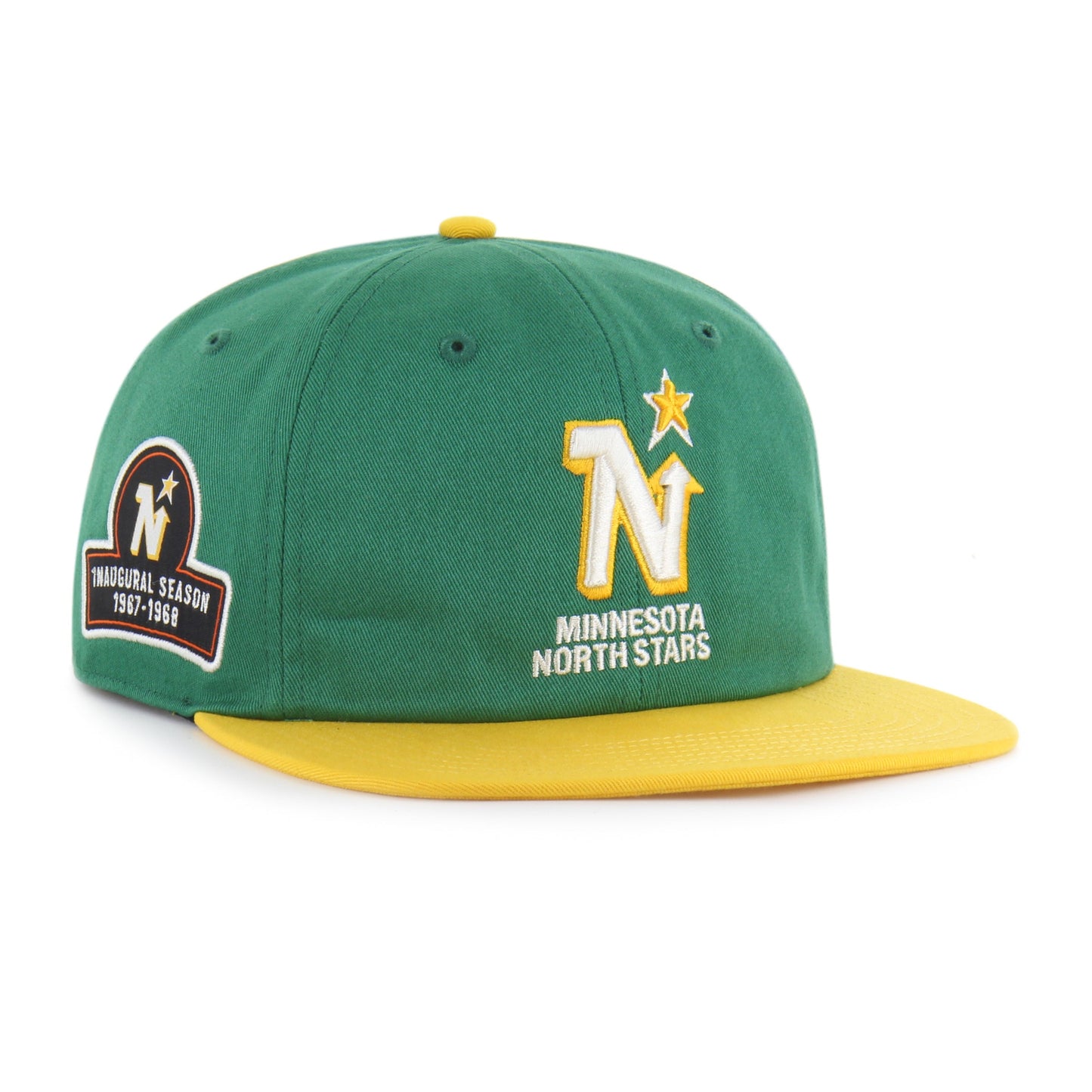 OLD TIME HOCKEY MINNESOTA NORTH STARS / DALLAS STARS VINTAGE DEBUT '47 CAPTAIN RL RELAXED FIT