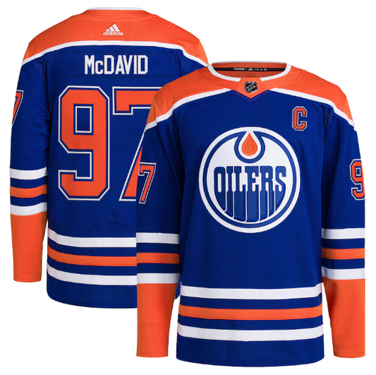 Edmonton Oilers Blue Jersey