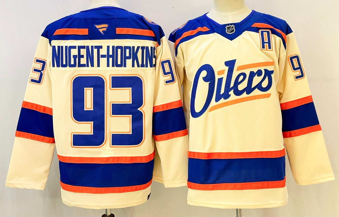 Edmonton Oilers Beige Jersey